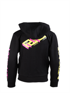 Bekleidung La Greca Accent Zip-Up Sweatshirt Versace Schwarz Kinder