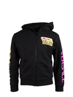 Bekleidung La Greca Accent Zip-Up Sweatshirt Versace Schwarz Kinder