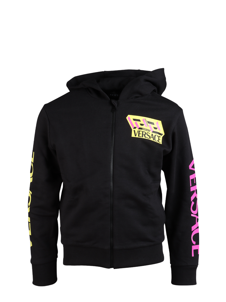 La Greca Accent Zip-Up Sweatshirt