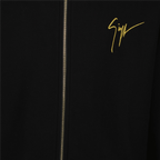 スウェットシャツ ロゴ ジップ スウェットシャツ Giuseppe Zanotti 黒 男