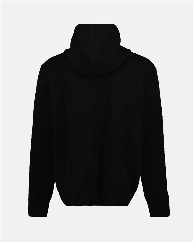 Sweatshirts Sweat zippé en laine Givenchy Noir Homme