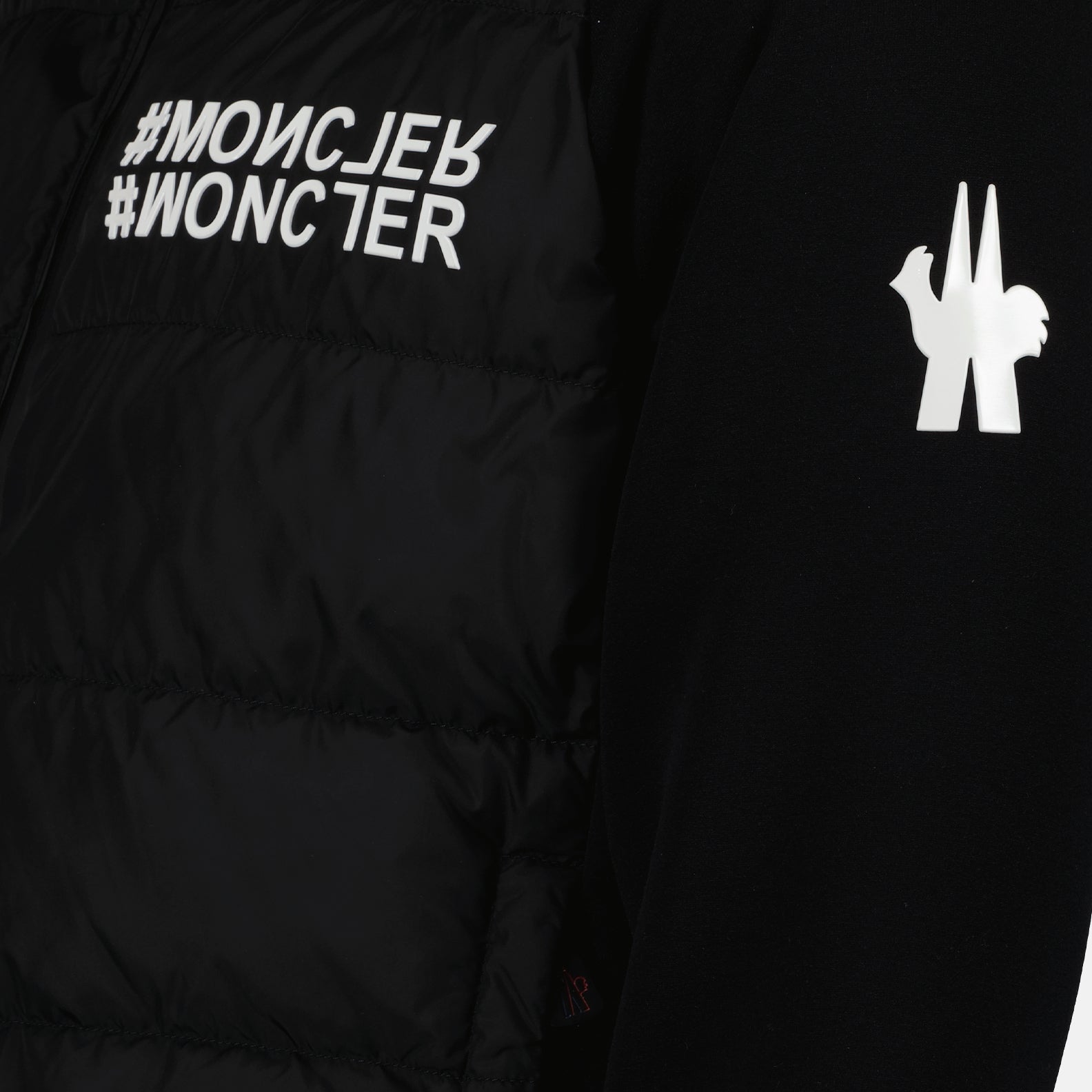 ジャケット グルノーブル ジップ スウェットシャツ Moncler Grenoble 黒 Homme