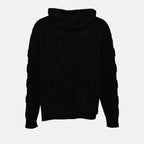 스웨트셔츠 Sweatshirt 3D Diag Off-White 검은색 Homme
