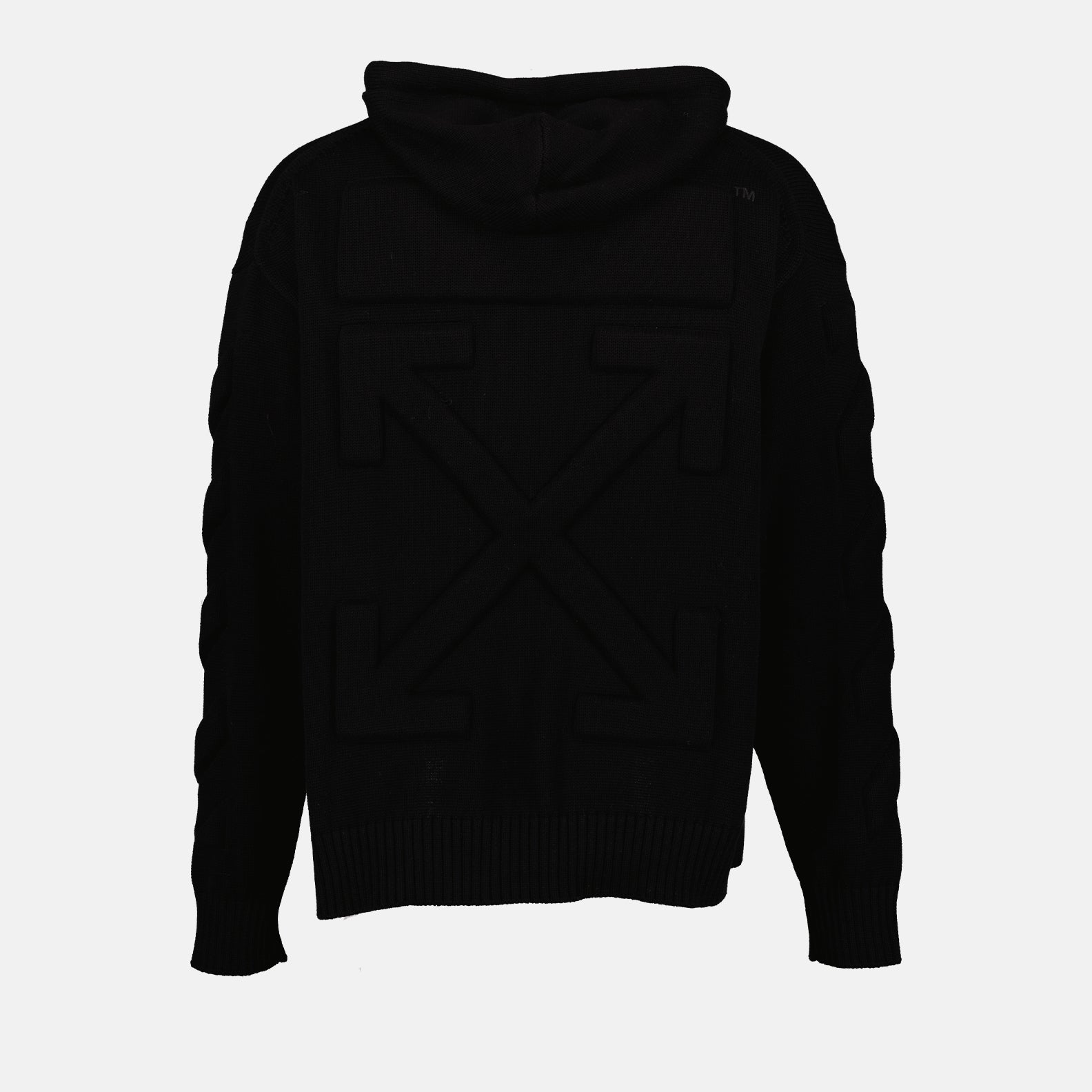 스웨트셔츠 Sweatshirt 3D Diag Off-White 검은색 Homme