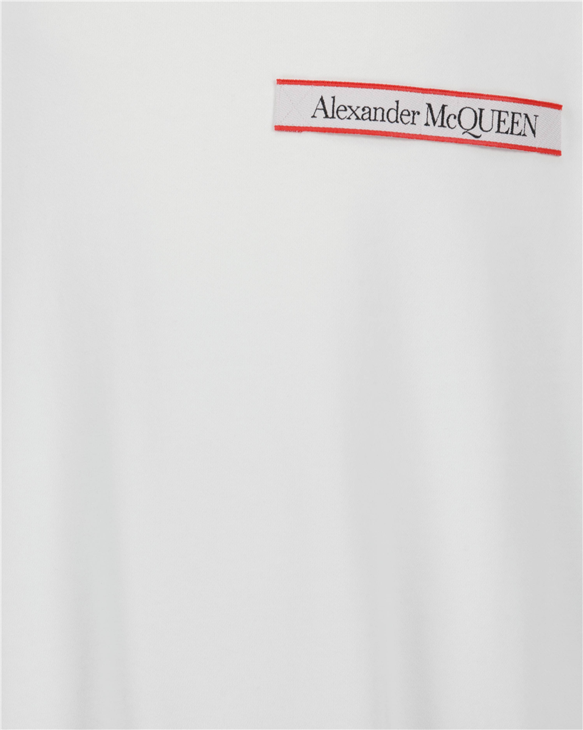 スウェットシャツ ロゴスウェットシャツ Alexander McQueen 白 男