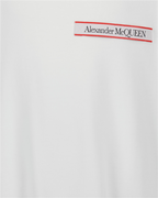 スウェットシャツ ロゴスウェットシャツ Alexander McQueen 白 男