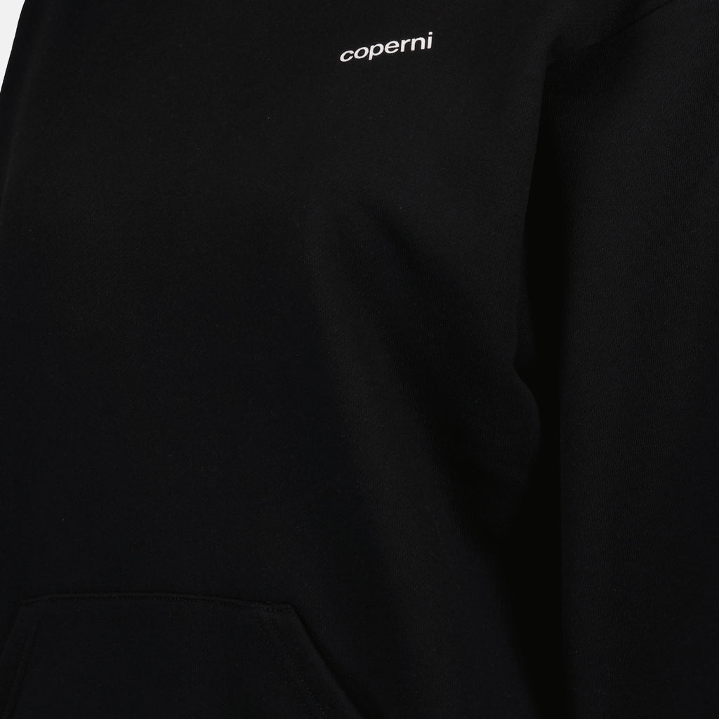 スウェットシャツ ロゴスウェットシャツ Coperni 黒 女性