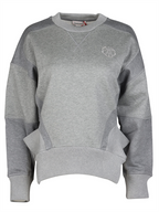 Sudaderas Sweatshirt à logo Seal Alexander McQueen Gris Femme