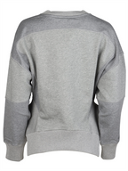 Sudaderas Sweatshirt à logo Seal Alexander McQueen Gris Femme