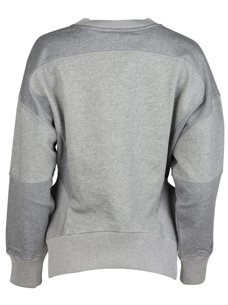 Sudaderas Sweatshirt à logo Seal Alexander McQueen Gris Femme