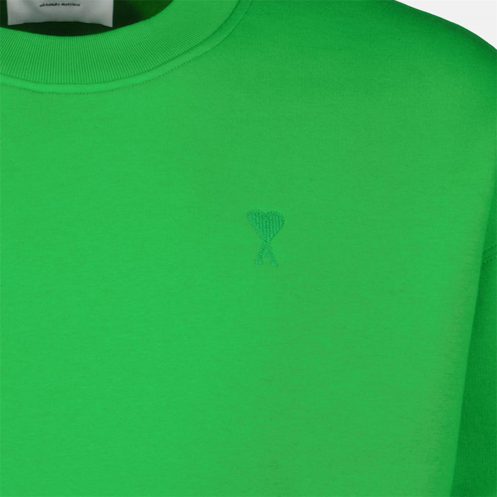 Sudaderas Sweatshirt Ami de Coeur Ami PARIS Verde Unisexo