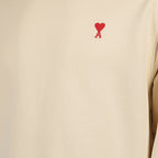 Felpe Sweatshirt Ami de Coeur Ami PARIS Beige Unisex