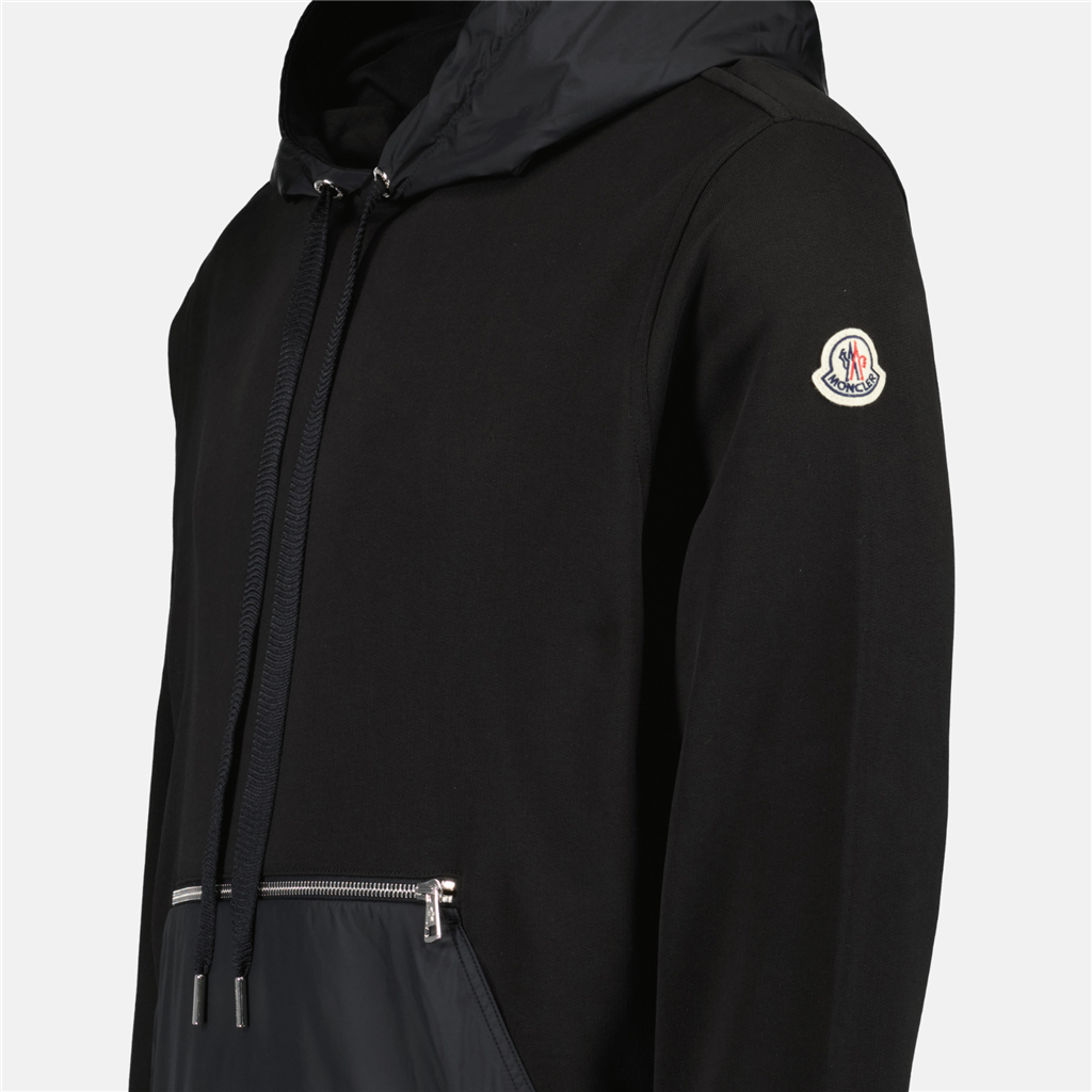 Moletons Sweatshirt bi-matière Moncler Preto Homme