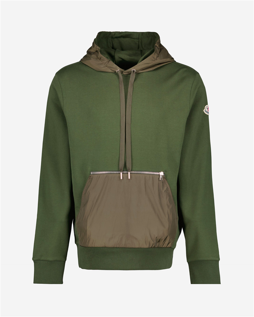 Sudaderas Sweatshirt bi-matière Moncler Verde Homme