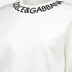 Sweatshirts Sweatshirt à logo Dolce & Gabbana Weiß Femme