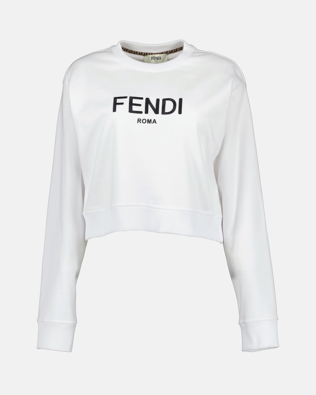 Felpe Sweatshirt Fendi Roma Fendi Bianco Femme