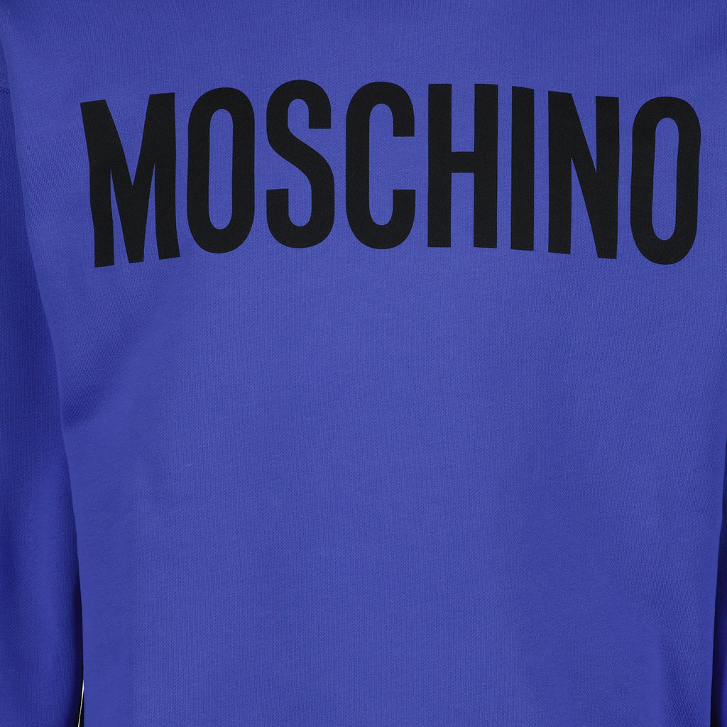 Sweatshirts Sweatshirt à logo Moschino Blau Homme