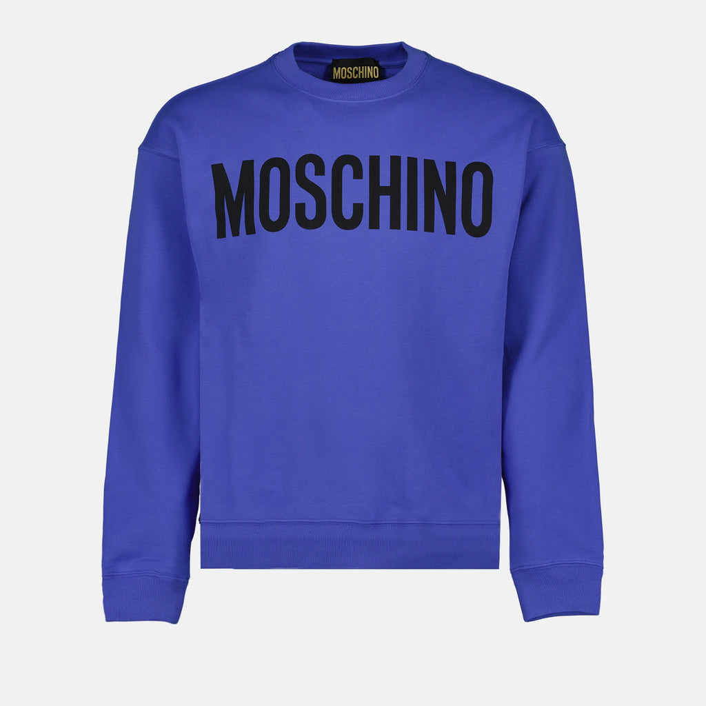 Sweatshirts Sweatshirt à logo Moschino Blau Homme