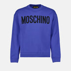 Sweatshirts Sweatshirt à logo Moschino Blau Homme