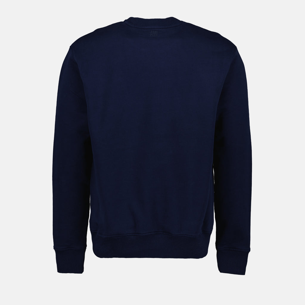 Moletons Sweatshirt Ami de Coeur Ami PARIS Azul Unissex