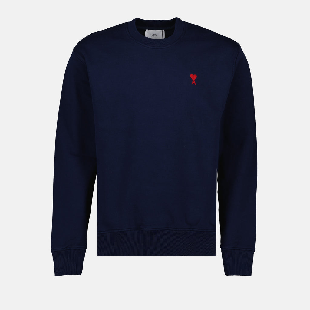 Moletons Sweatshirt Ami de Coeur Ami PARIS Azul Unissex