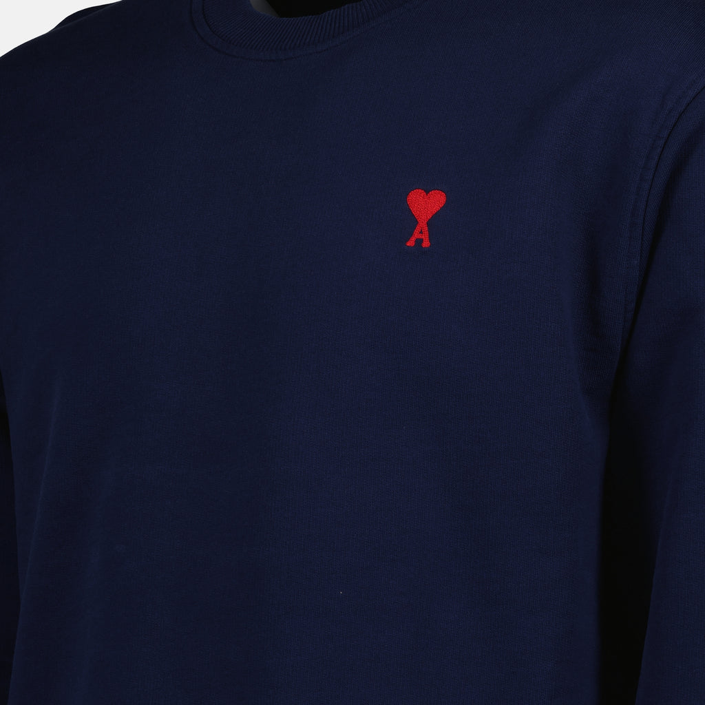 Moletons Sweatshirt Ami de Coeur Ami PARIS Azul Unissex