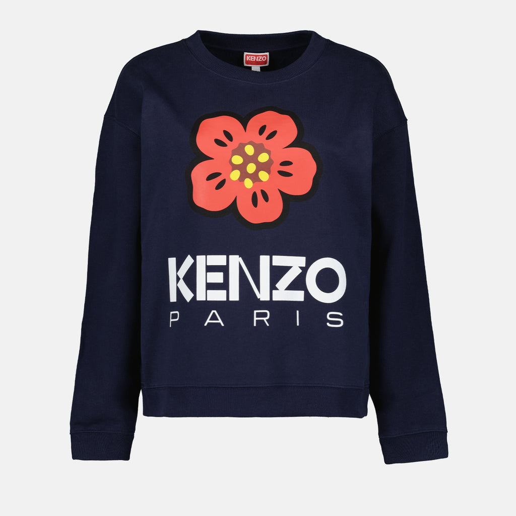 Felpe Sweatshirt Boke Flower Kenzo Blu Femme