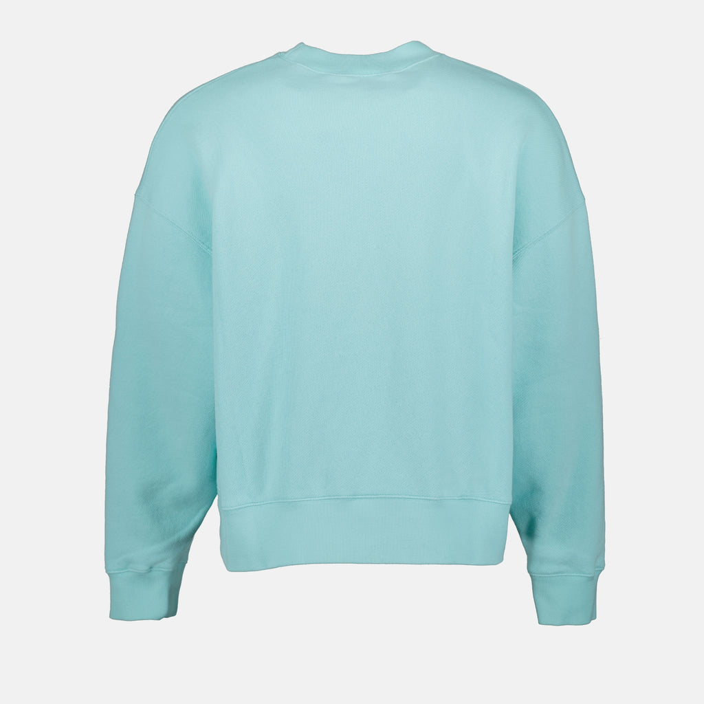 Felpe Sweatshirt Broken Shark Palm Angels Blu Homme