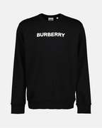 Felpe Felpa con Logo Burberry Nero Homme