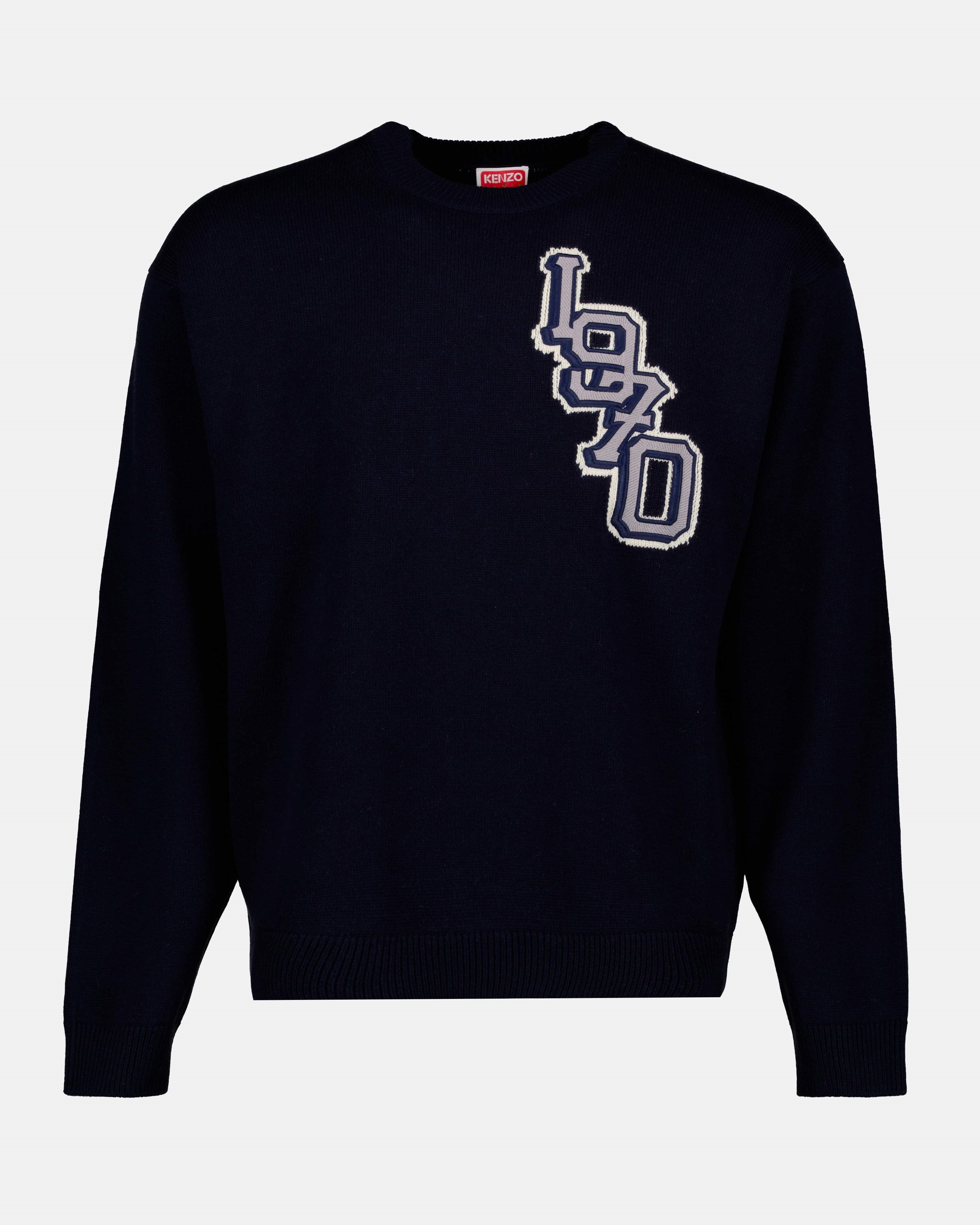 Prendas de punto Pull Varsity Kenzo Azul Homme