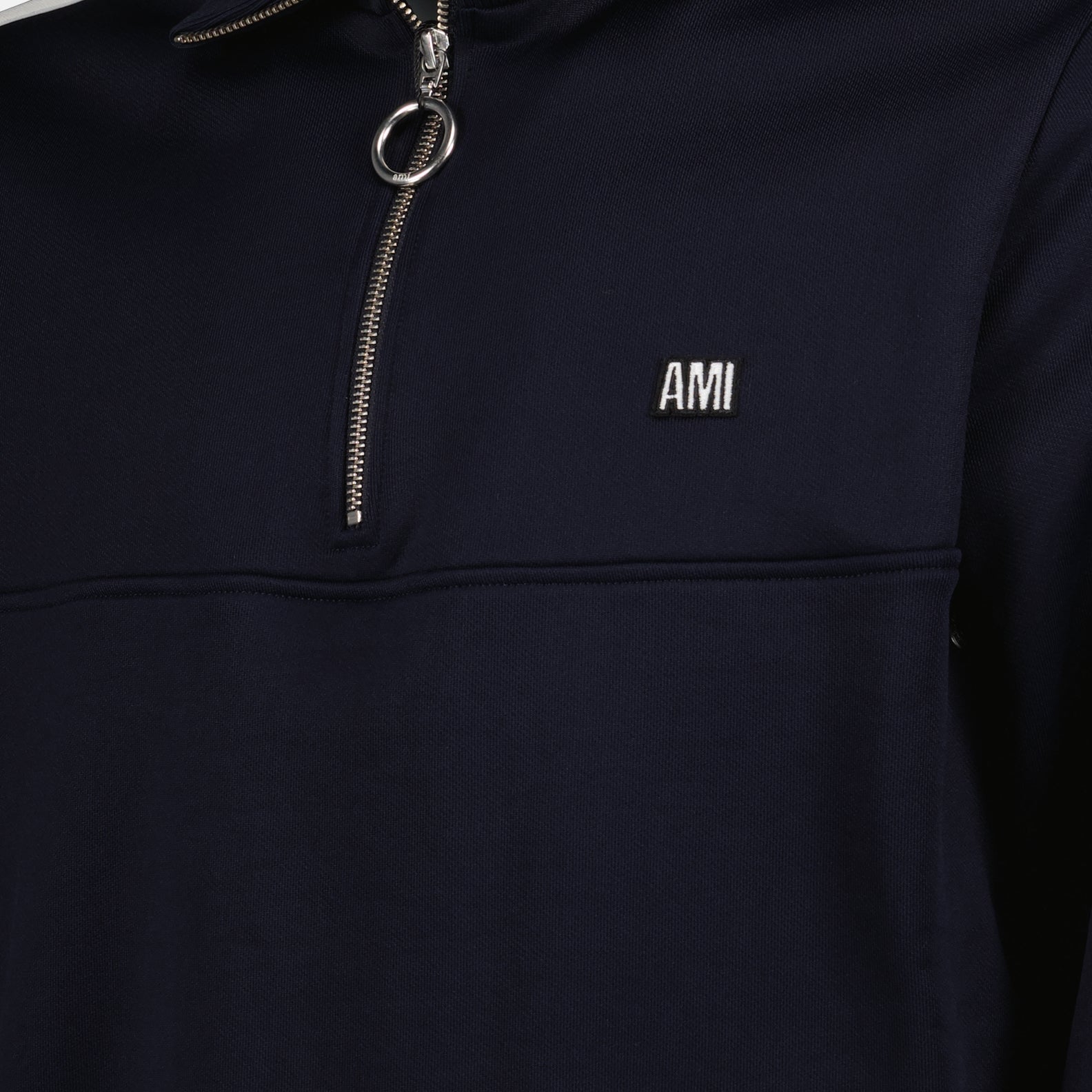 스웨트셔츠 Sweatshirt zippé Ami PARIS 파란색 Homme