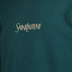 Sweatshirts Sweatshirt brodé Saint Laurent Grün Homme