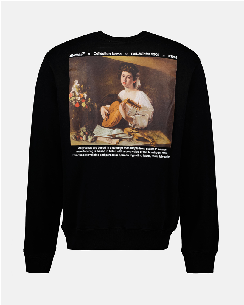 Sweatshirts Sweatshirt Caravaggio Off-White Noir Homme