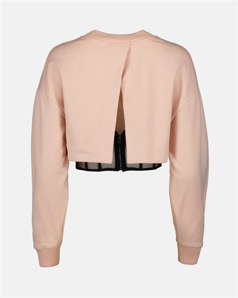 Sudaderas Sweatshirt corset Alexander McQueen Rosa Femme