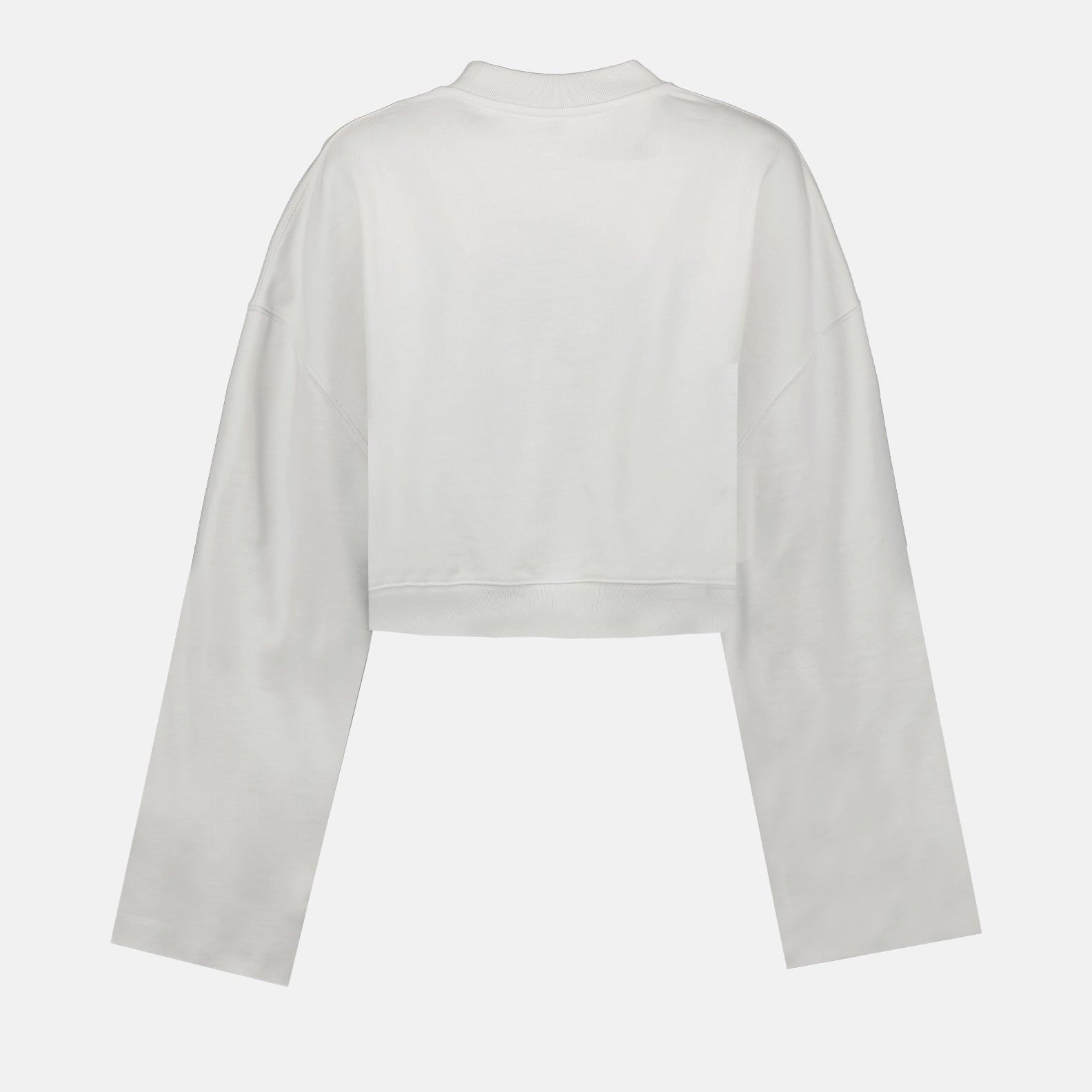 Sudaderas Sweatshirt crop Off-White Blanco Femme