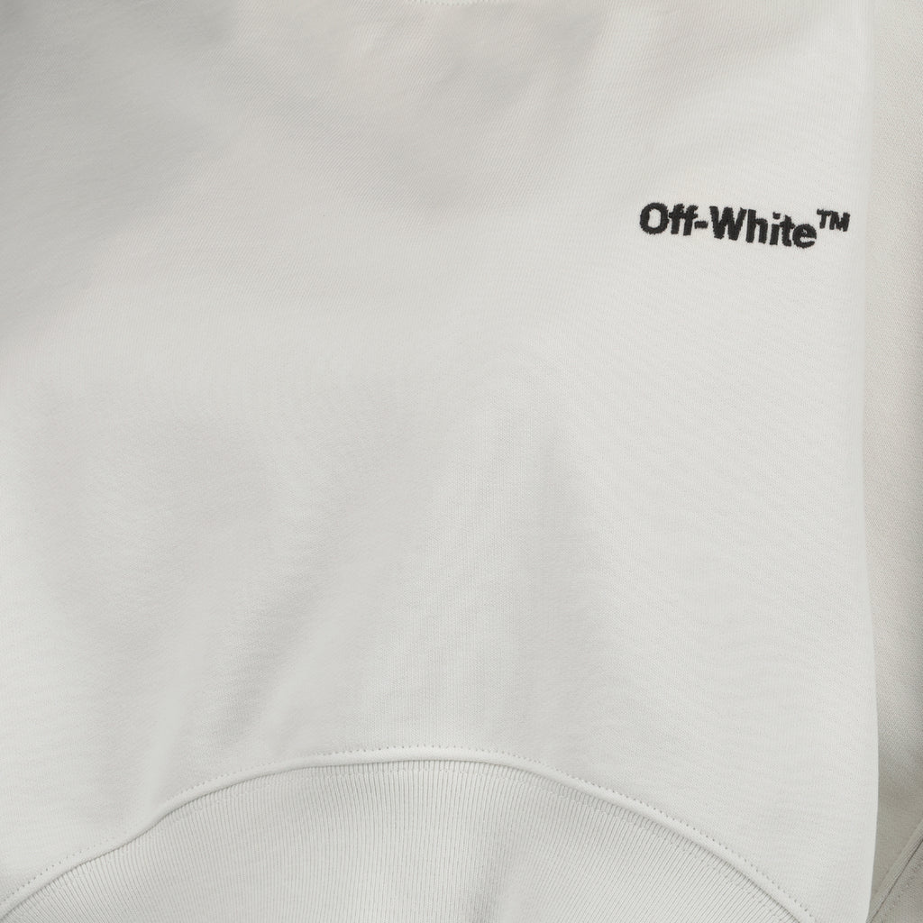 Sudaderas Sweatshirt crop Off-White Blanco Femme