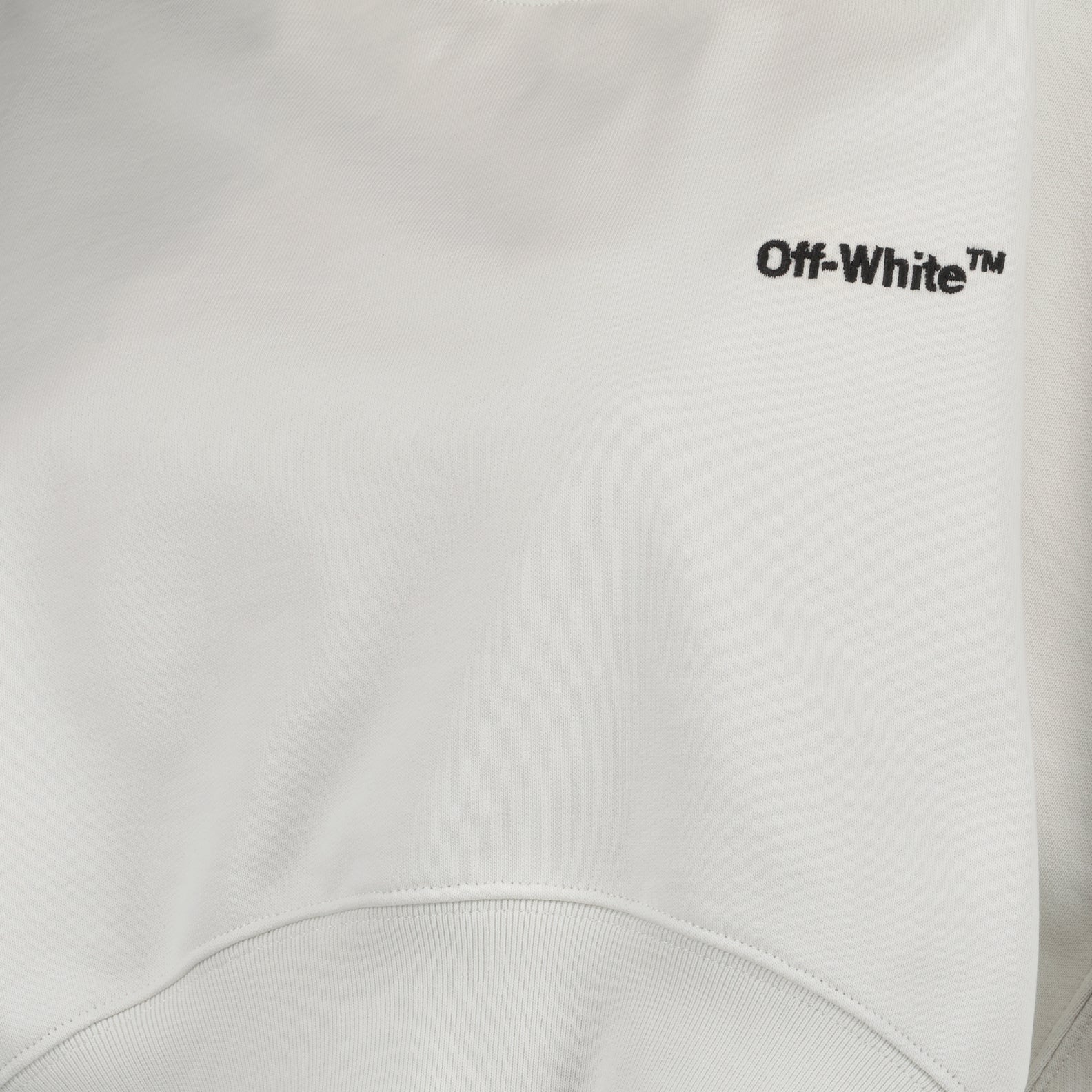 Sudaderas Sweatshirt crop Off-White Blanco Femme