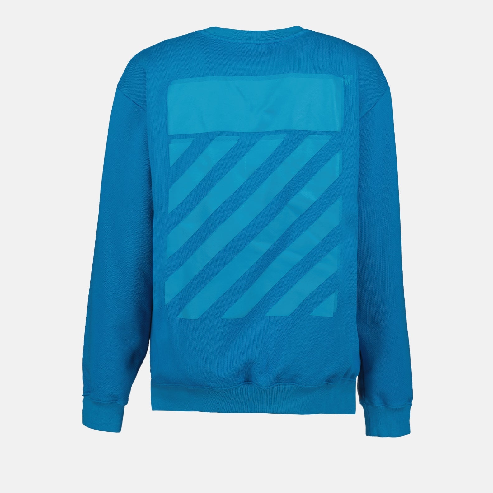 Sudaderas Sweatshirt Diag Off-White Azul Femme