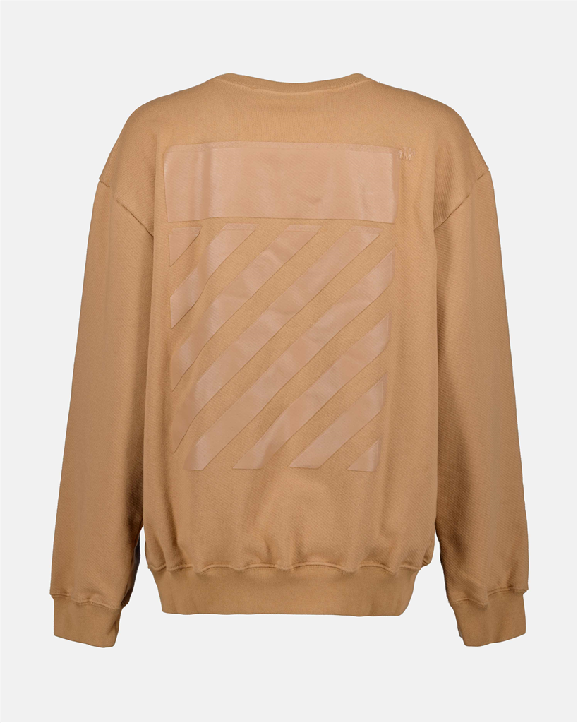 Sweatshirts Sweatshirt Diag Off-White Braun Femme