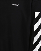 Moletons Sweatshirt Diag Off-White Preto Homme