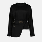Felpe Sweatshirt à poche Fendi Nero Femme