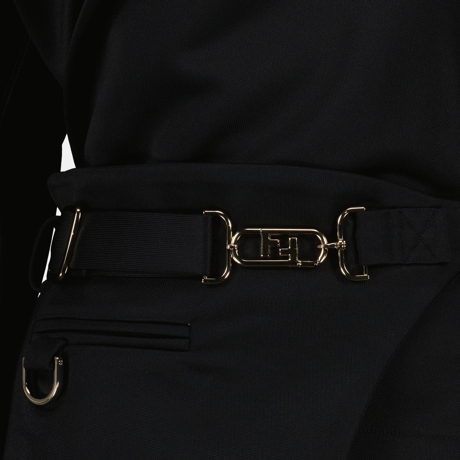 Felpe Sweatshirt à poche Fendi Nero Femme