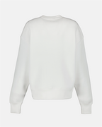 Sweatshirts Pull à logo étiquette Ami PARIS Blanc Unisexe