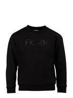 Bekleidung Sweatshirt FF Fendi Schwarz Kinder