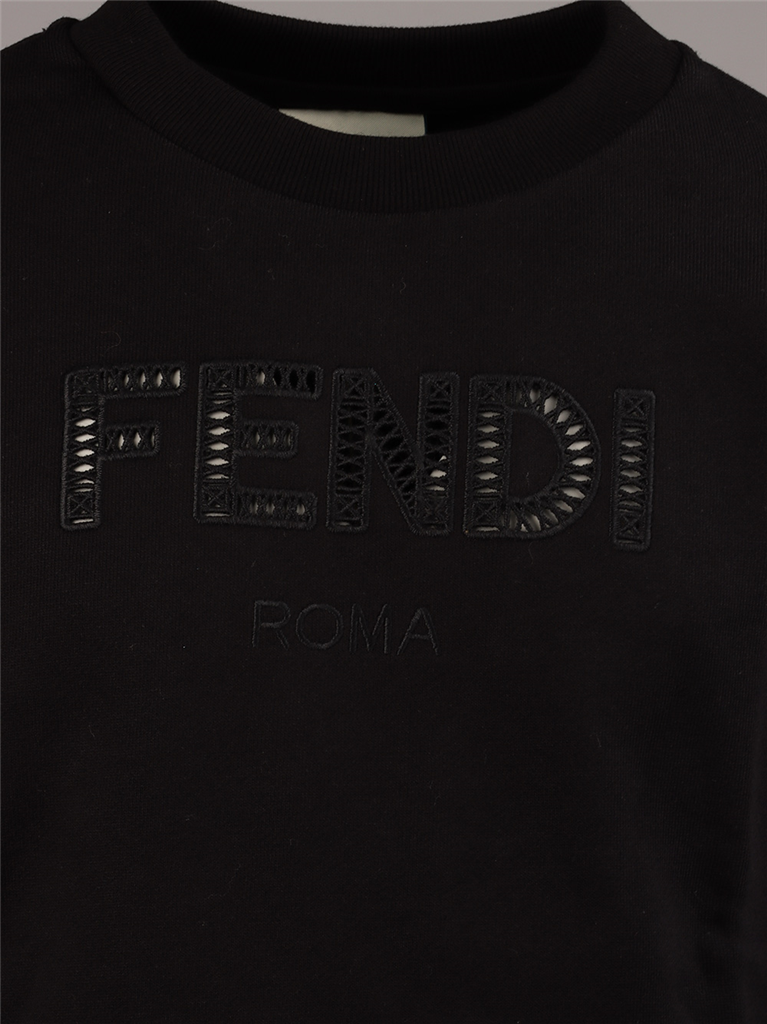 Bekleidung Sweatshirt FF Fendi Schwarz Kinder