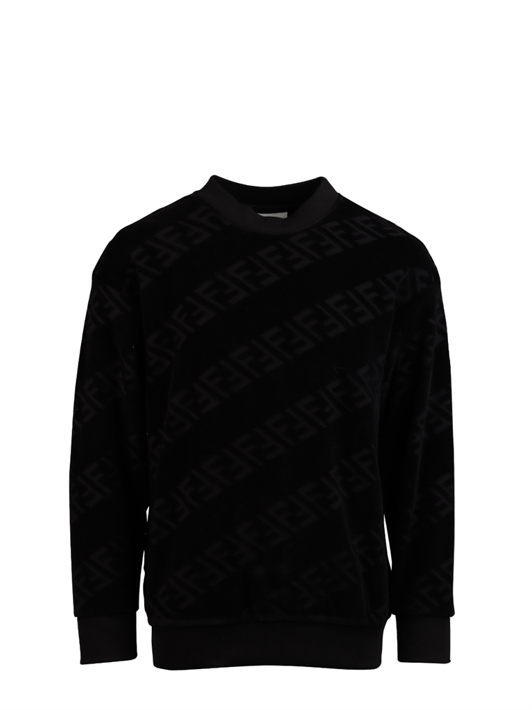Bekleidung Sweatshirt FF Fendi Schwarz Kinder
