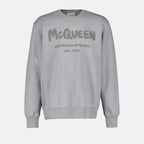 Sweatshirt Graffiti gris