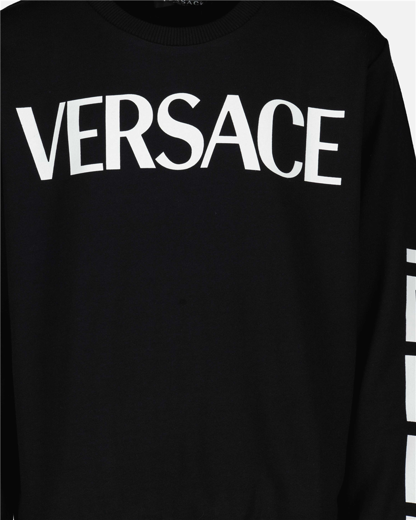 Abbigliamento Sweatshirt Greca Versace Nero Bambini
