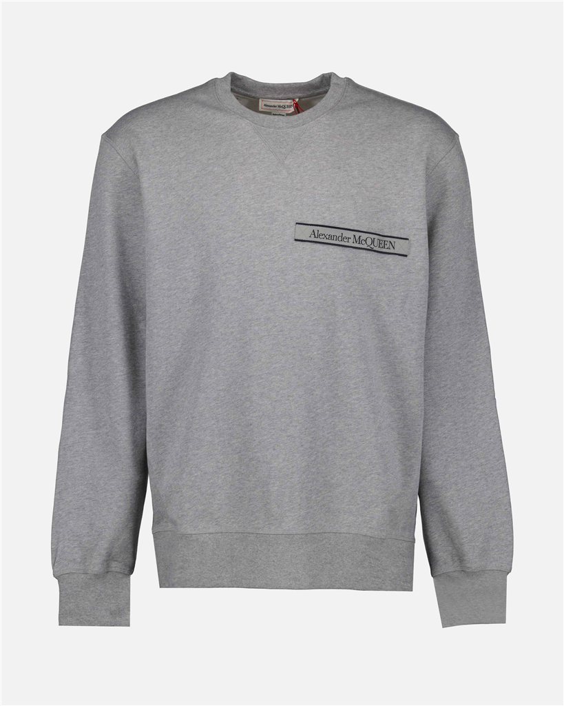 Sweatshirt à logo bande