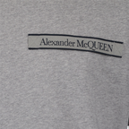 Felpe Sweatshirt à logo bande Alexander McQueen Grigio Homme